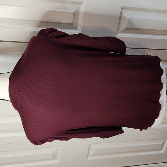 philosophy, NWOT, Women's Top, Size Large, Burgundy - Picture 4 of 9